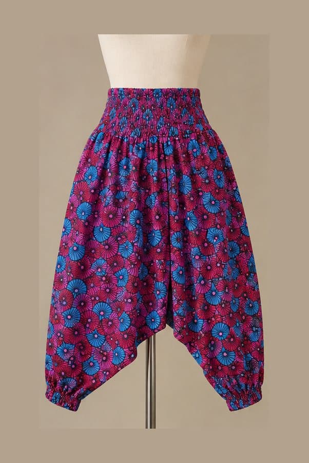 Theo Harem Trousers, Relaxed drop-crotch trousers